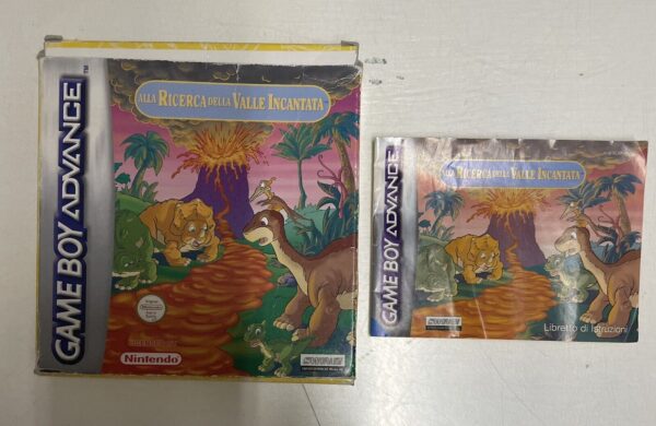 Nintendo Game Boy Advance Alla Ricerca Della Valle Incantata Pal ita - BOX ONLY - immagine 8