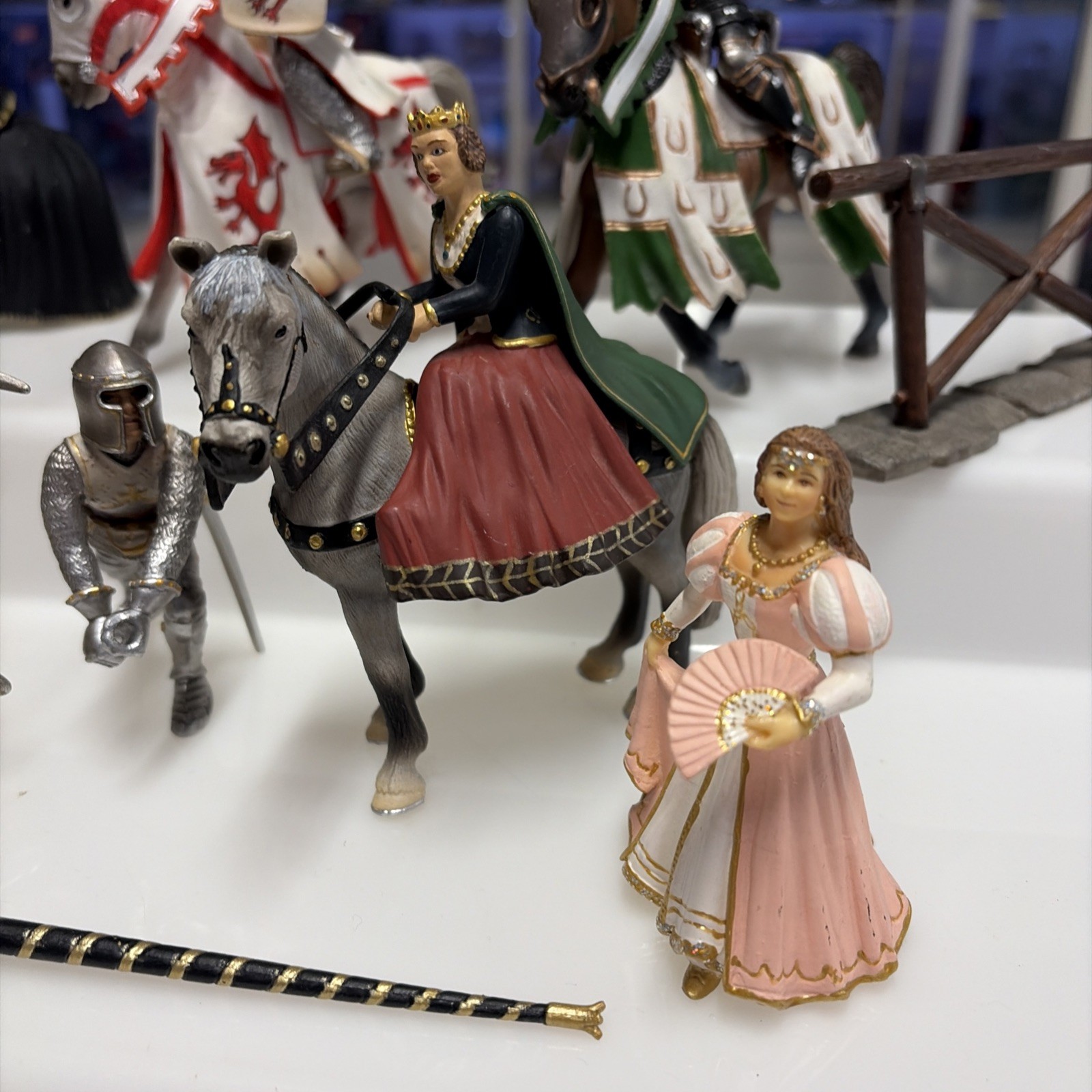 PAPO Bullyland Bully Schleich - Cavalieri Medievali - set LOTTO La Giostra - immagine 3