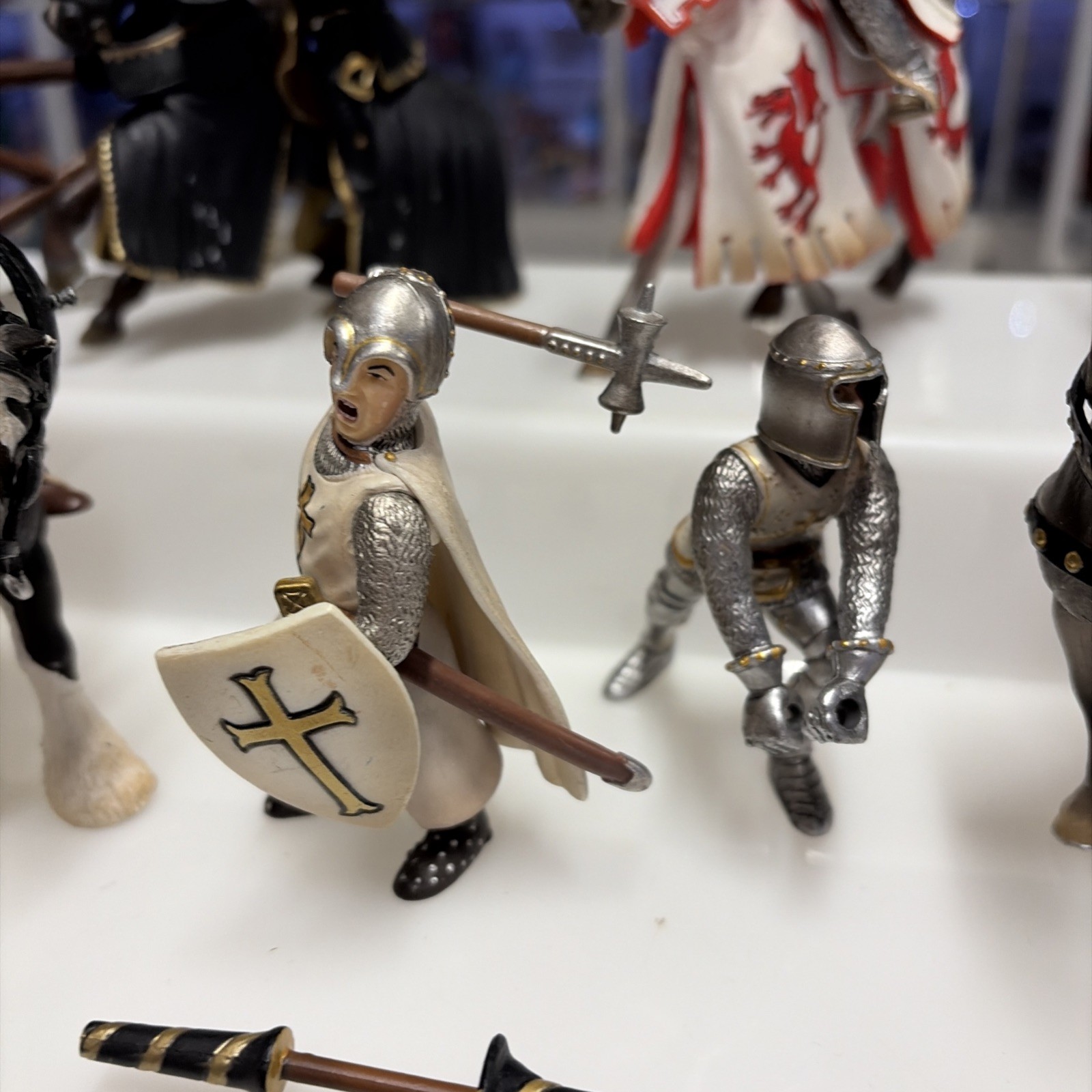 PAPO Bullyland Bully Schleich - Cavalieri Medievali - set LOTTO La Giostra - immagine 4