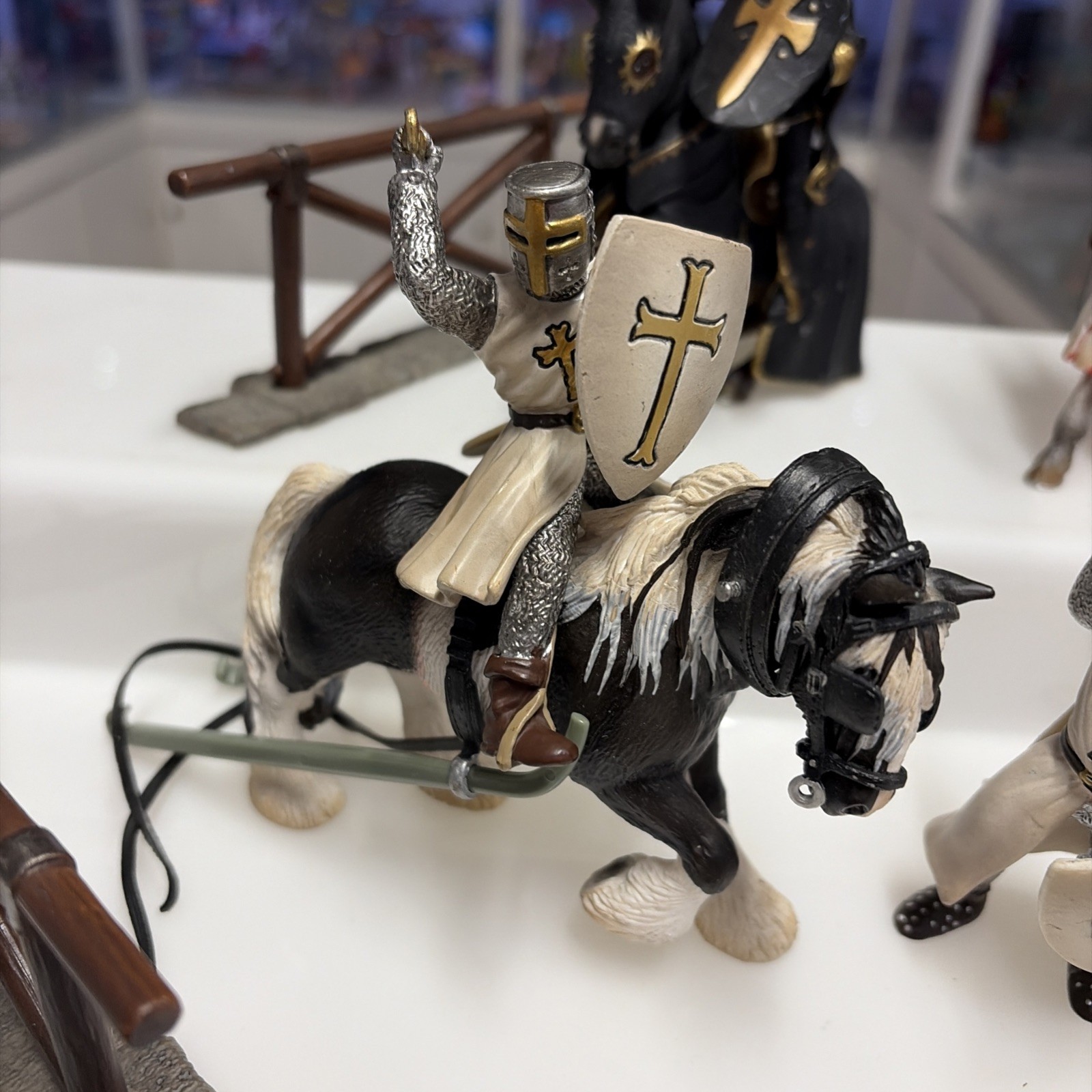 PAPO Bullyland Bully Schleich - Cavalieri Medievali - set LOTTO La Giostra - immagine 5