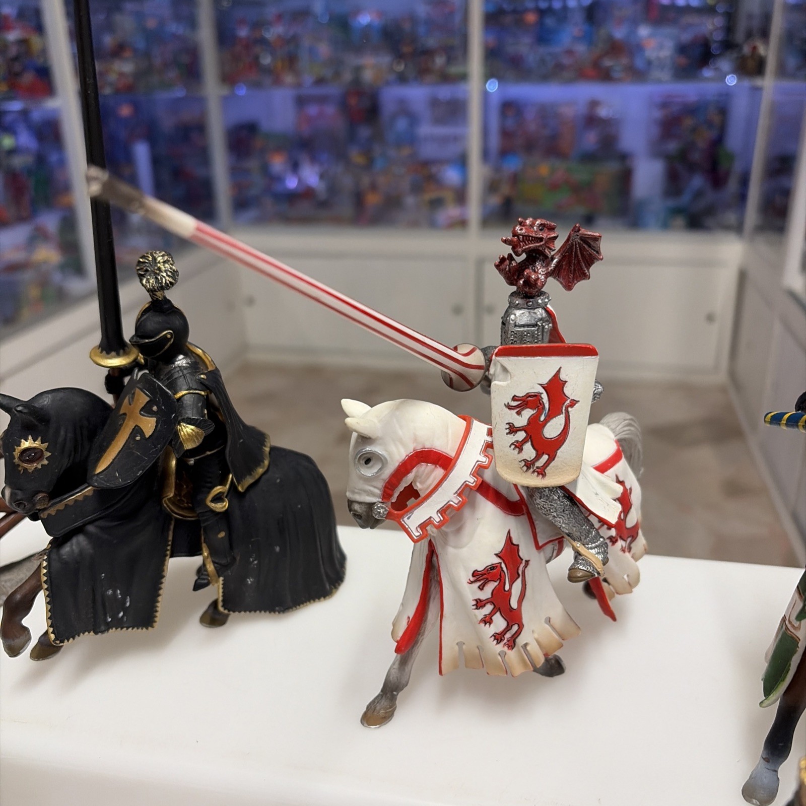PAPO Bullyland Bully Schleich - Cavalieri Medievali - set LOTTO La Giostra - immagine 7