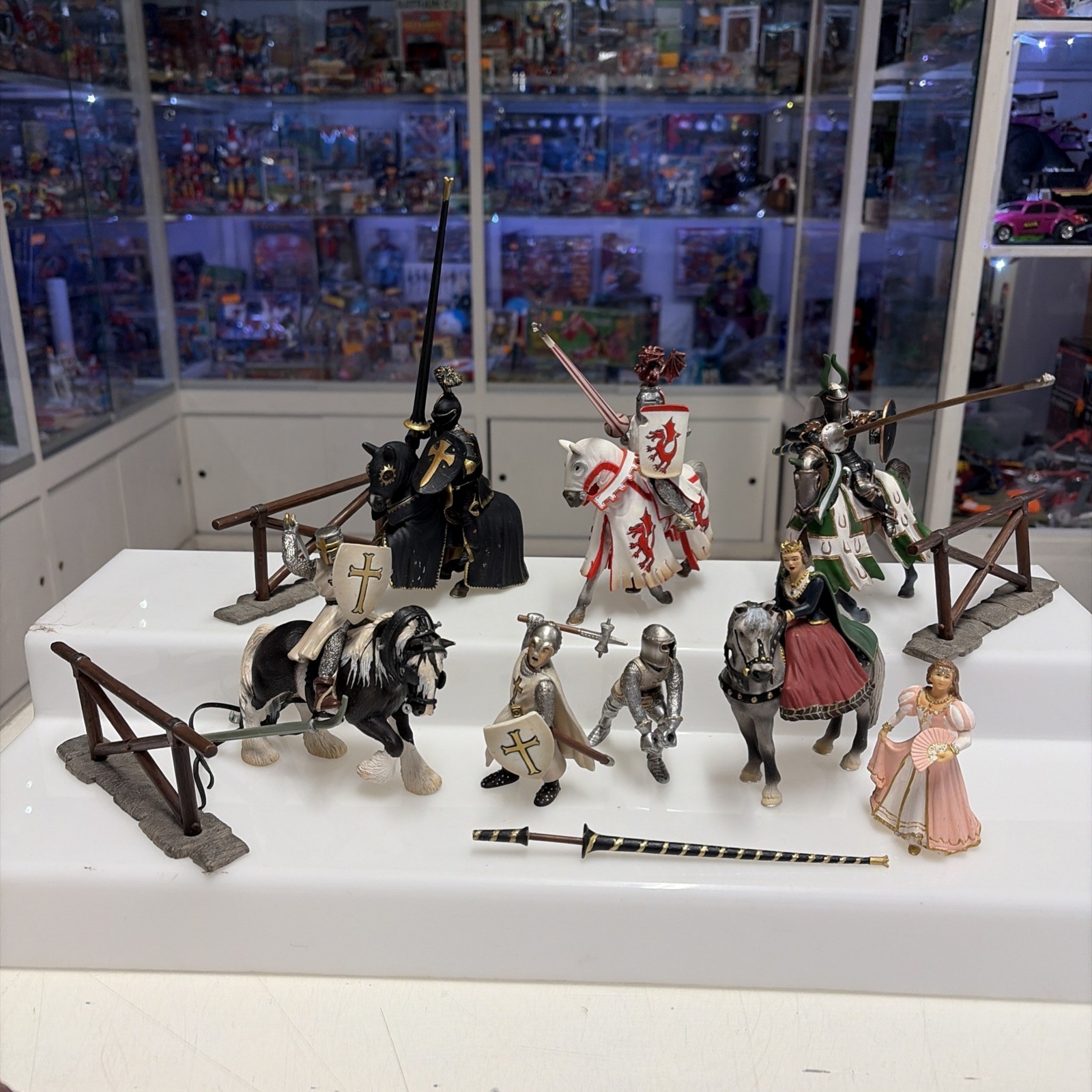 PAPO Bullyland Bully Schleich - Cavalieri Medievali - set LOTTO La Giostra