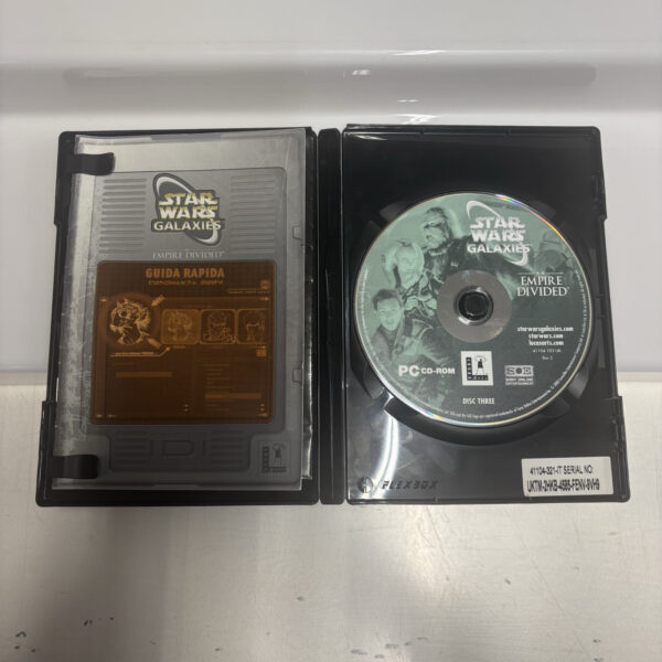 PC Star Wars GALAXIES an empire divided + Manual guide Adventure PAL ita LOTTO - immagine 4