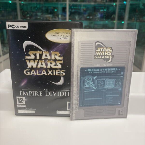 PC Star Wars GALAXIES an empire divided + Manual guide Adventure PAL ita LOTTO