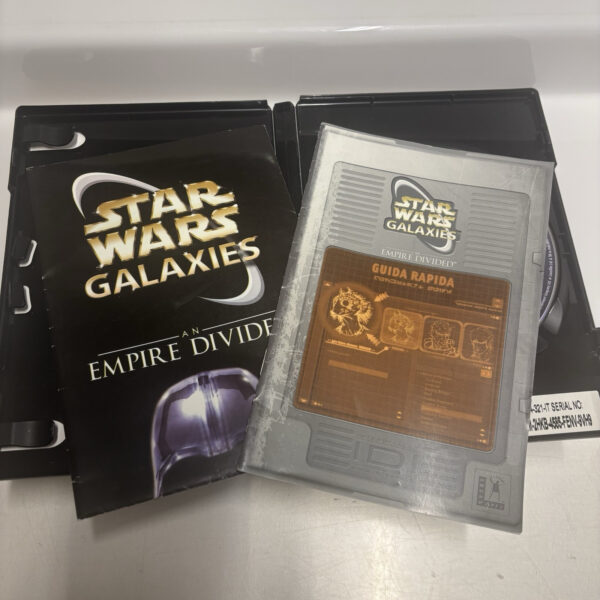 PC Star Wars GALAXIES an empire divided + Manual guide Adventure PAL ita LOTTO - immagine 9