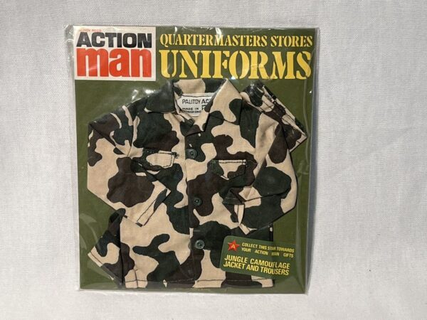 Palitoy action man Outfit uniforms - Jungle Camouflage Jacket And Trousers New - immagine 3