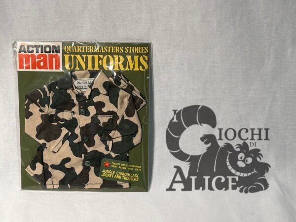 Palitoy action man Outfit uniforms - Jungle Camouflage Jacket And Trousers New