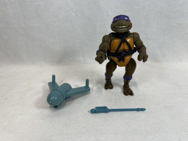 Playmates TMNT 1989 Mutant Ninja Turtles Donatello Sewer-swimmin Completo - immagine 3