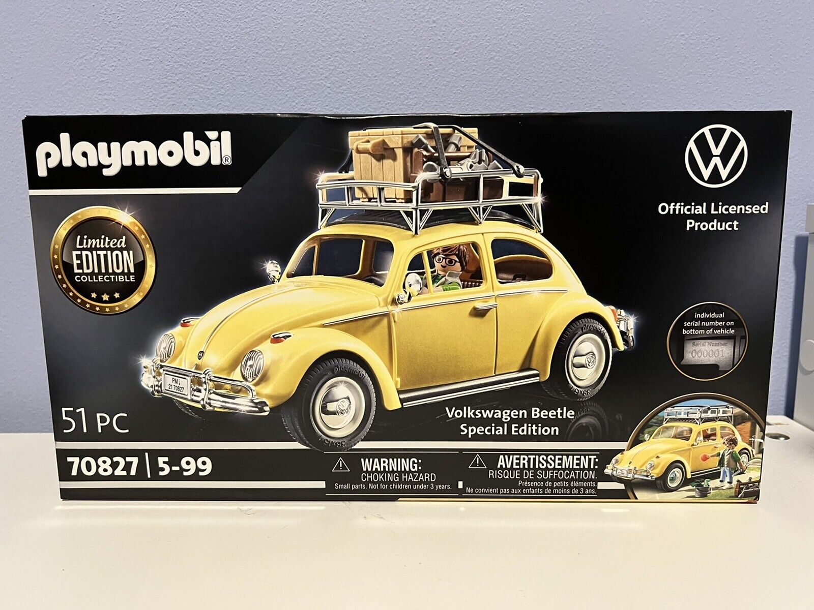Playmobil-70827-limited-edition-collectible-Volkswagen-Beetle-New-144778984828