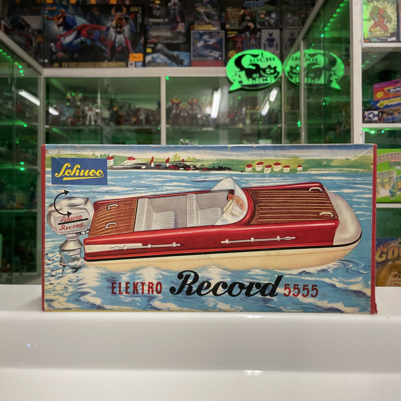 SCHUCO Elektro Record 5555  Tin Toys Vintage Original