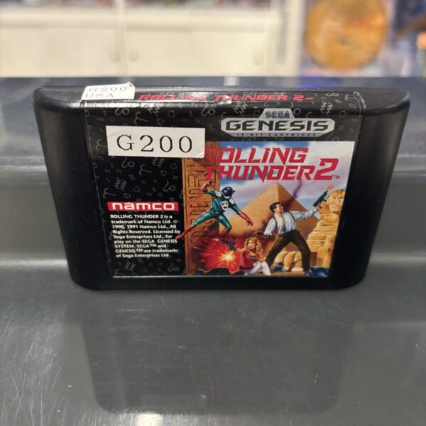 SEGA Rolling Thunder 2 MEGA DRIVE GENESIS Ntsc No manuale - immagine 8