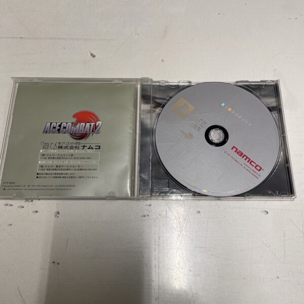 SONY Ace Combat 2 PS1 SLPS-00830 Japanese REGION LOCKED - immagine 6