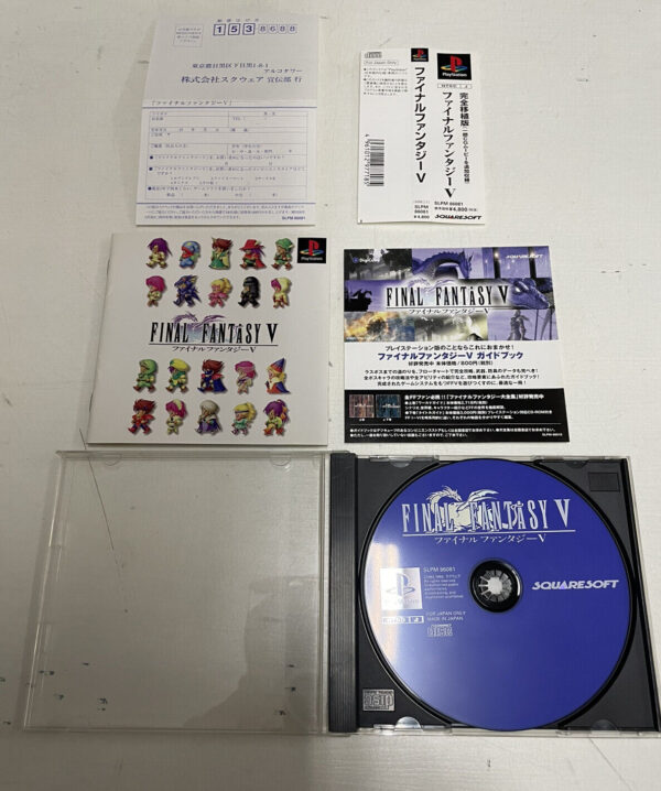 SONY Ps1 PSX Final Fantasy V 5 Ntsc-J Sony - immagine 4