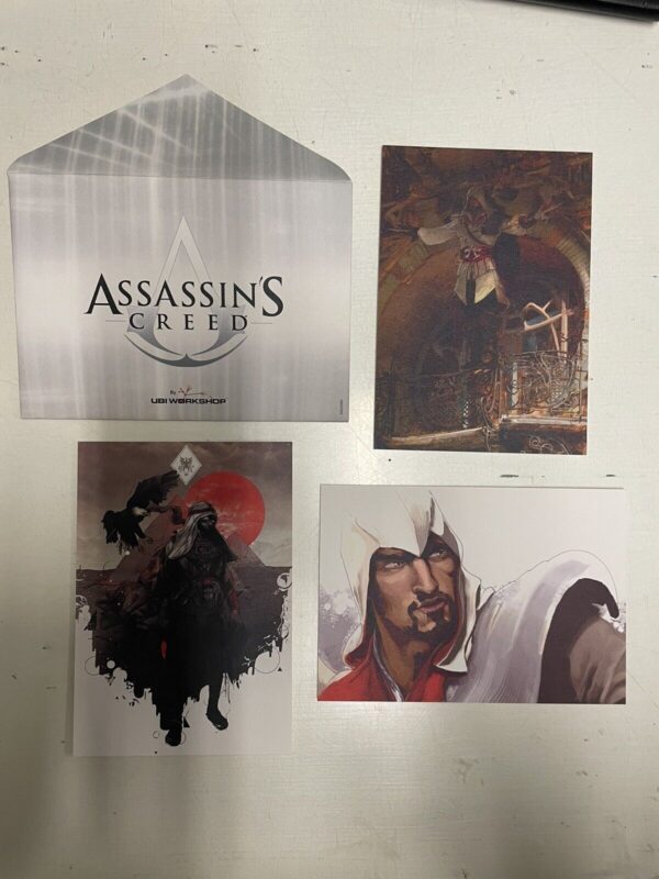 SONY Ps3 Playstation Assassin's Creed Pal ita + Soundtrack + Prints + Booklet - immagine 8