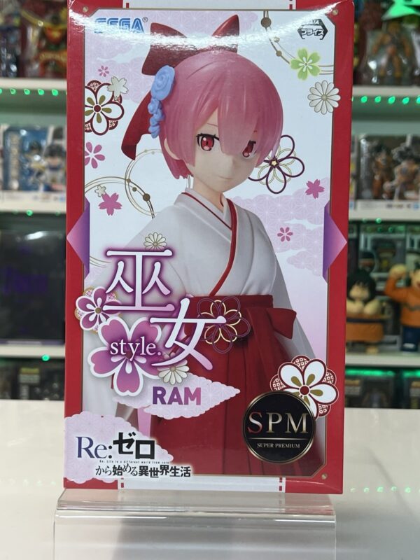 Sega - Re:Zero Super Premium SPM Figure - RAM Miko Style - immagine 3