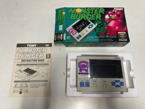 Tomy - Mega Colour MONSTER BURGER Tomy Lsi Game retro game handheld - immagine 8