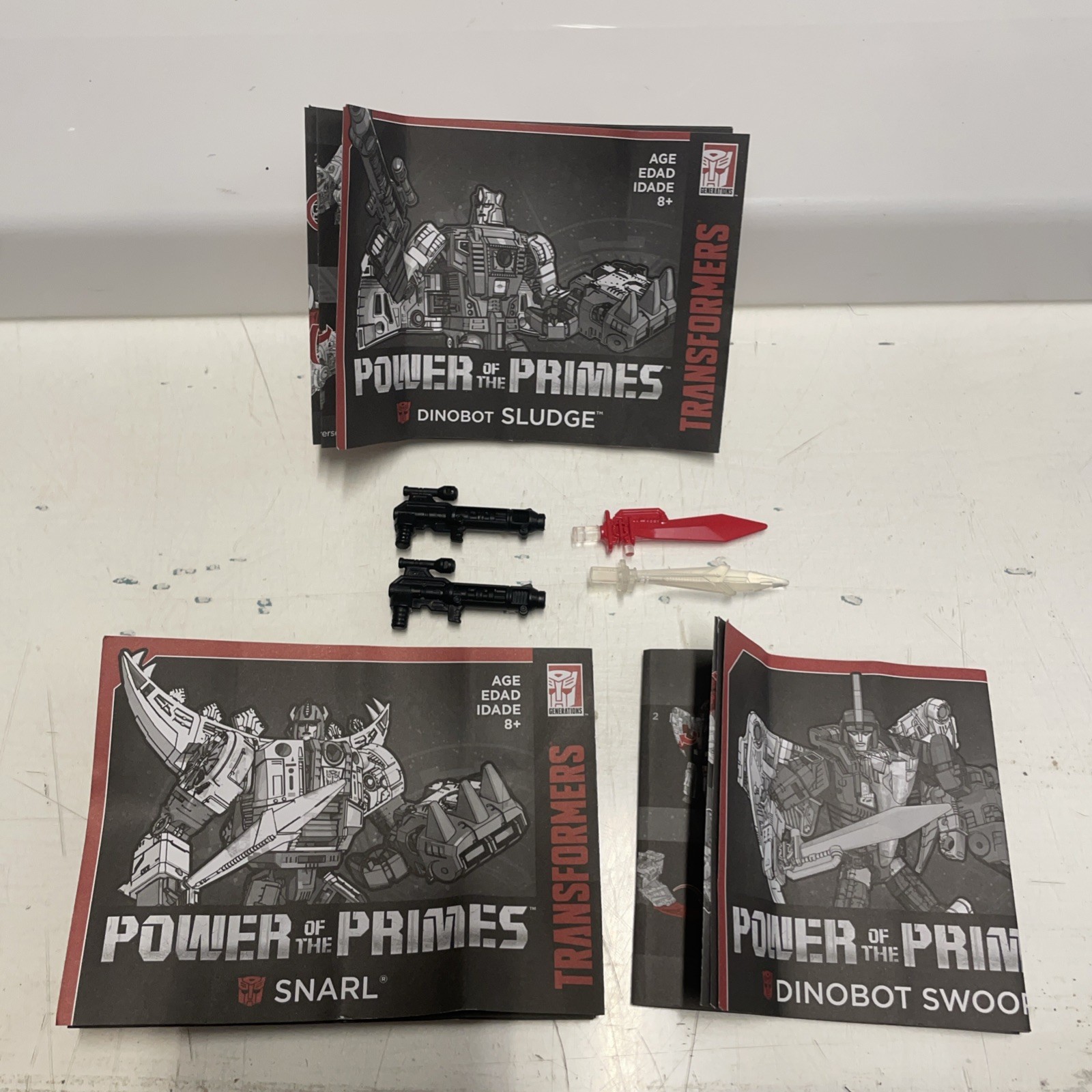Transformers Generations Power Of The Primes Grimlock Snarl Swoop Sludge Slag ++ - immagine 9