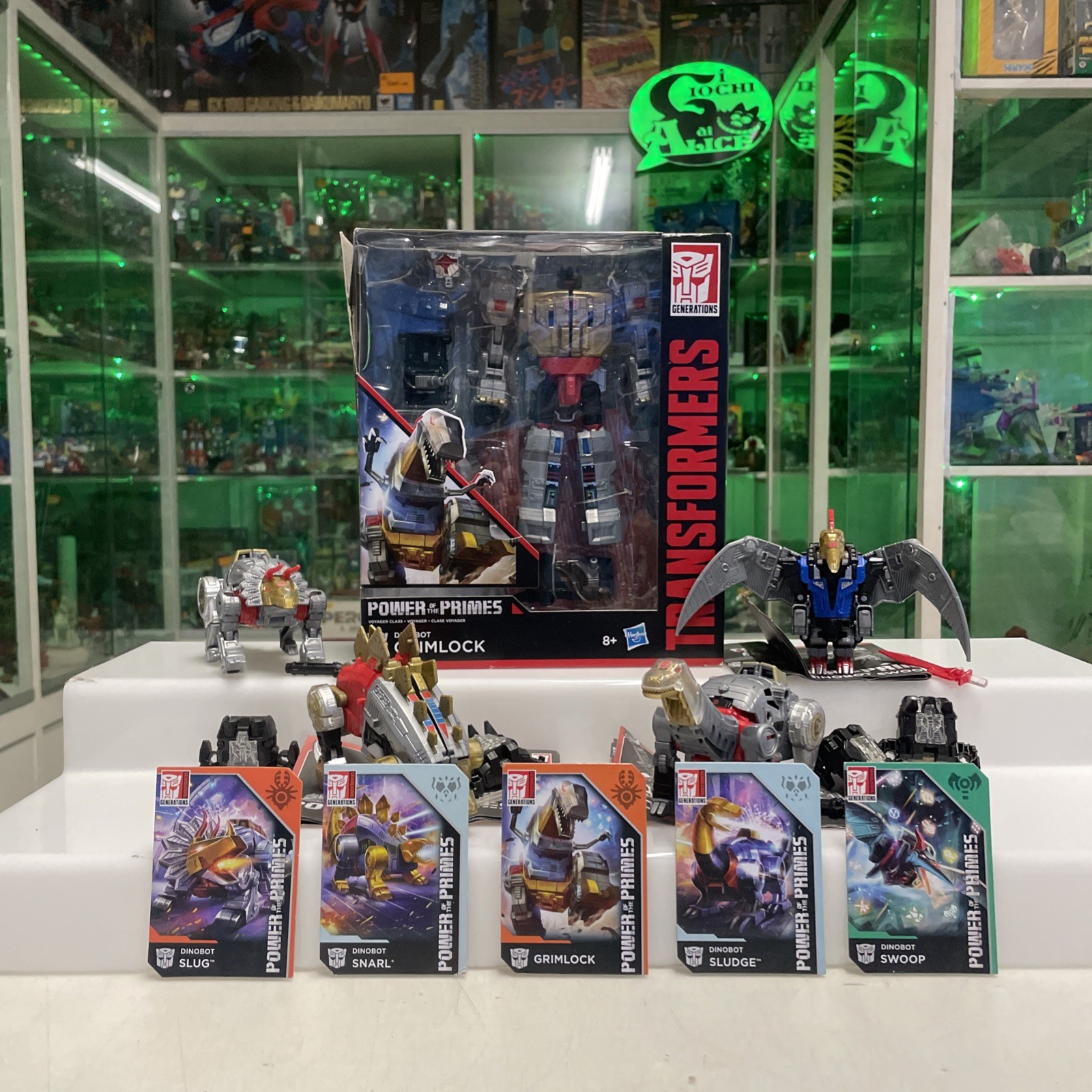 Transformers Generations Power Of The Primes Grimlock Snarl Swoop Sludge Slag ++