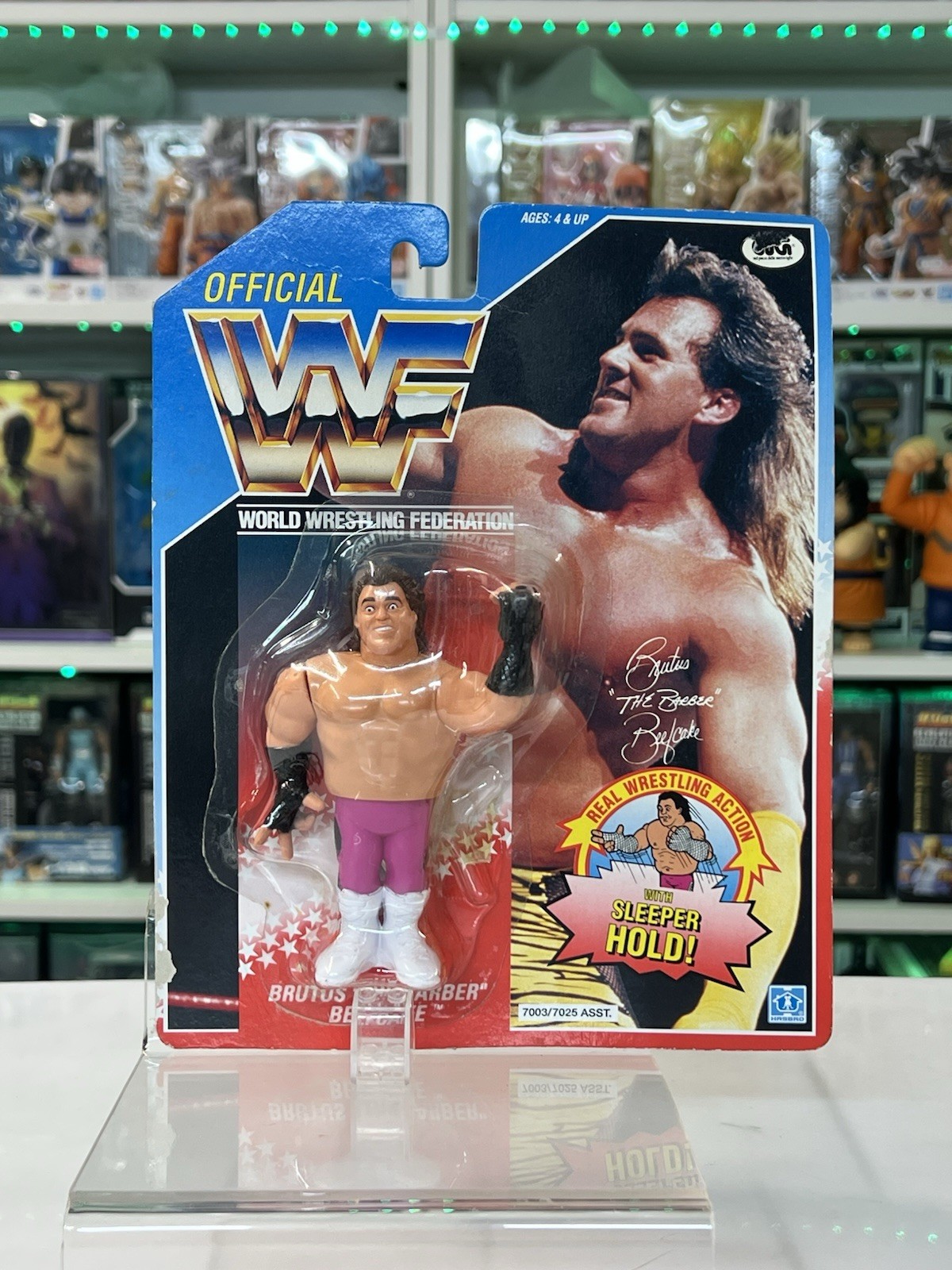 WWF Hasbro Brutus Barber Beefcake Wrestling Figure Series 1 1990 - immagine 3