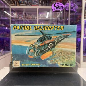 Yonezawa  Tin Toy 1960's -Japan POLICE PATROL  HELICOPTER boxed