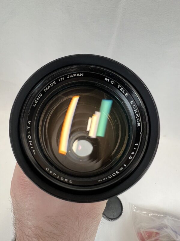 Zoom Minolta Rokkor MC Tele 1:4,5 F=300mm - immagine 9