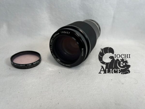 Zoom Nikkor-C Auto 1:4.5 F = 80-200 mm + Filtro Kenko