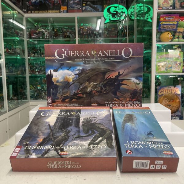 Ares DEVIR La Guerra dell'Anello + Esp. Set Base 2nd Ed. in italiano  NUOVO