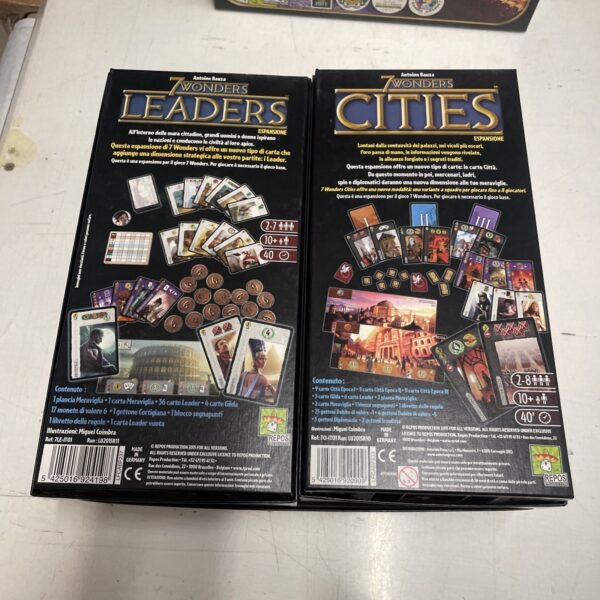 Asmodee 7 WONDERS - Base + Cities + Leaders + Babel + wonder pack - immagine 4