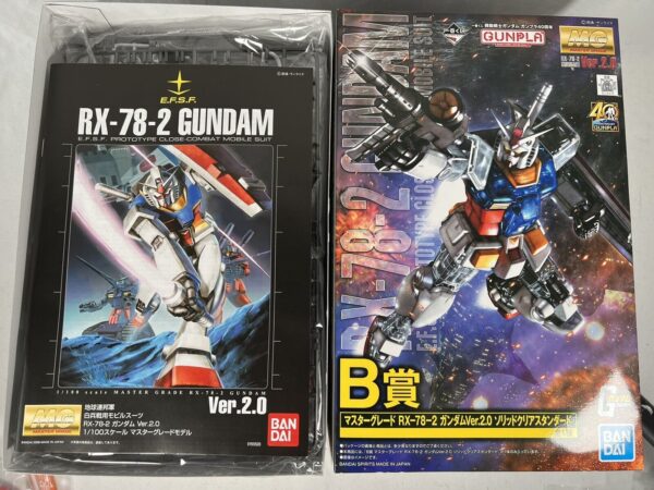 Bandai Ichiban Kuji B MG Model Kit Gundam RX-78-2 ver. 2.0 40th con trasparenze - immagine 7