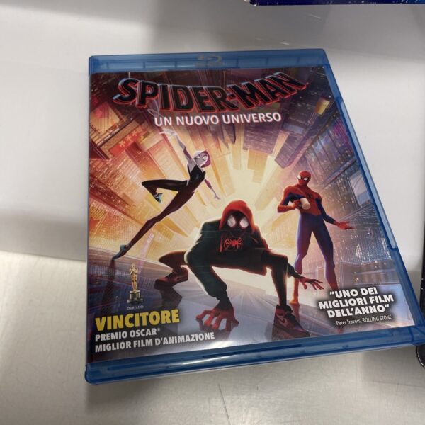 Blu-Ray  SPIDERMAN Into The Spider Verse NUOVO Limited con Figure - immagine 7