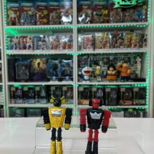 Ceppiratti - Coppia Mini Robot Kaitak Rosso E Giallo 1979 Die Cast