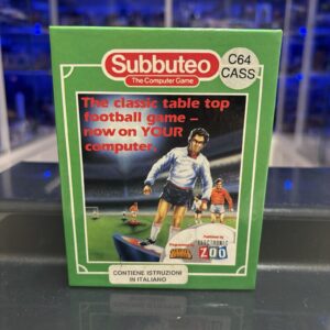 Commodore C64 SUBBUTEO The Computer Game Commodore Cassette Box ita