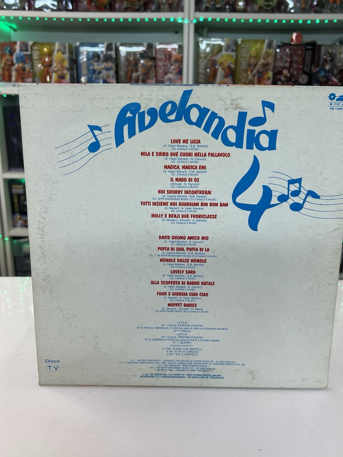 Disco 33 Giri LP - Fivelandia 4 Cristina D’avena - immagine 4