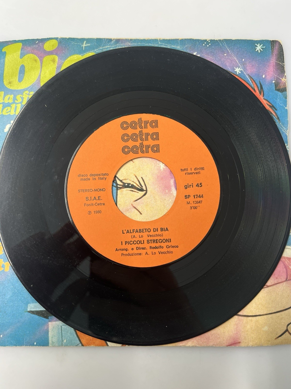 Disco 45 Giri Sigla Bia La sfida della magia sigla tv i piccoli stregoni - immagine 5