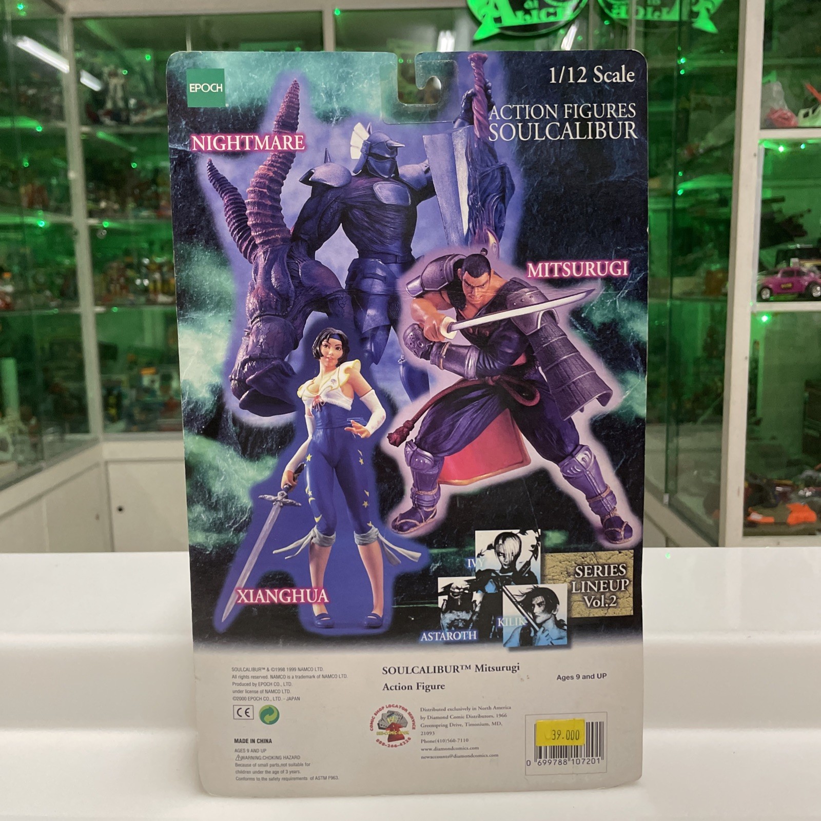 Epoch - Soul Calibur - Heishiro Mitsurugi - Action Figure - Nuovo Sealed - immagine 4