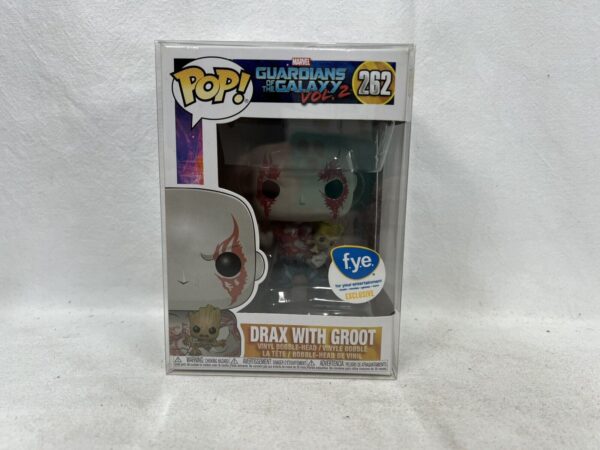 Funko Pop - Guardians Of The Galaxy 2 - Drax With Groot 262 Rara Fye Esclusive - immagine 3
