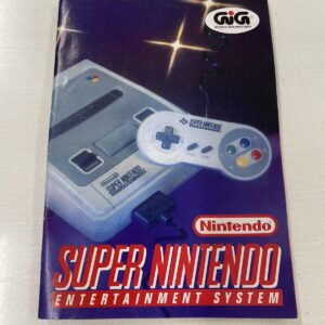 GIG  CATALOGO GIOCHI PREZIOSI SUPER NINTENDO SNES NUOVO MATTEL