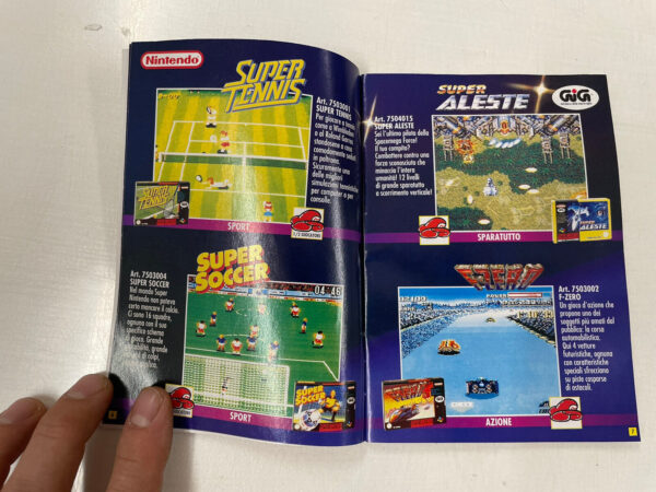 GIG  CATALOGO GIOCHI PREZIOSI SUPER NINTENDO SNES NUOVO MATTEL - immagine 5