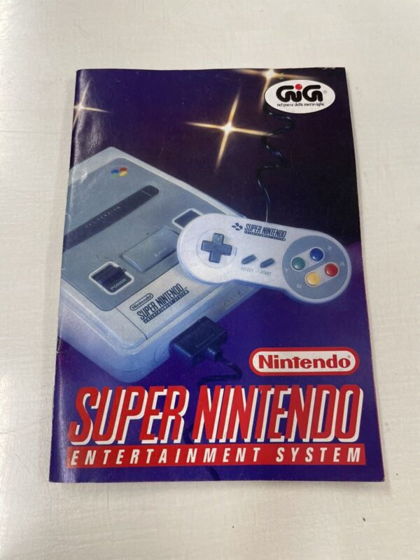 GIG  CATALOGO GIOCHI PREZIOSI SUPER NINTENDO SNES NUOVO MATTEL