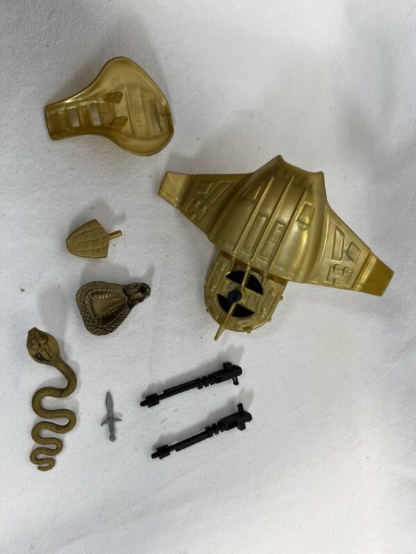 Hasbro Gi Joe - Serpentor, Cobra Emperor with Air Chariot 1986 - immagine 8