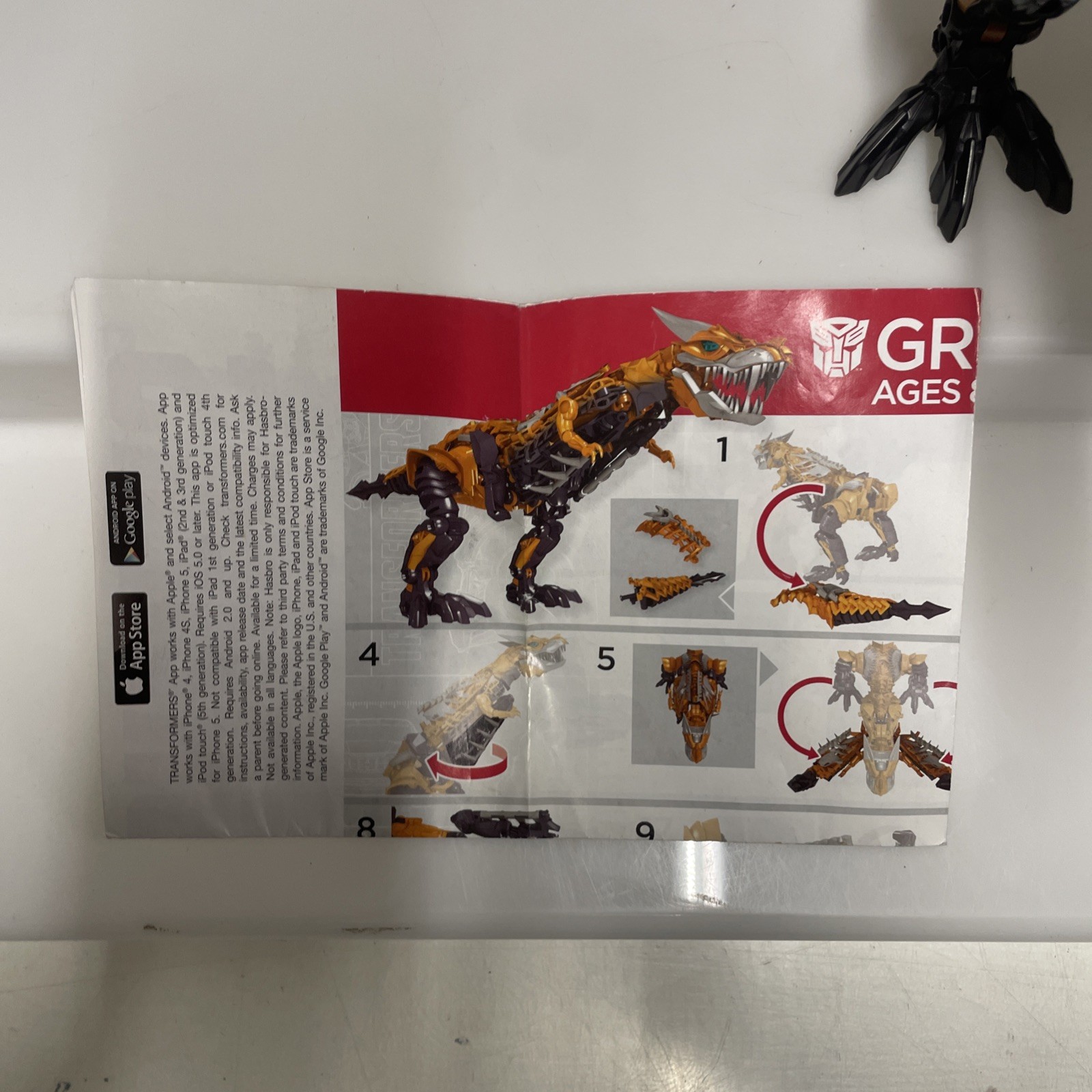 Hasbro Transformers - GRIMLOCK - MOVIE Leader Class AoE COMPLETO!!! - immagine 3