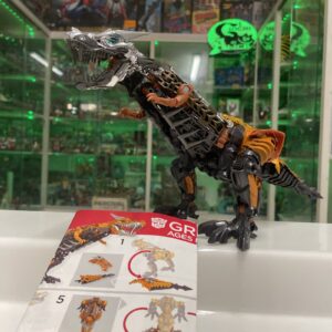Hasbro Transformers - GRIMLOCK - MOVIE Leader Class AoE COMPLETO!!!