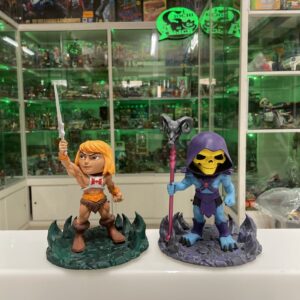Iron Studios Serie Mini Co Masters Of The Universe He Man E Skeletor Statue 24cm