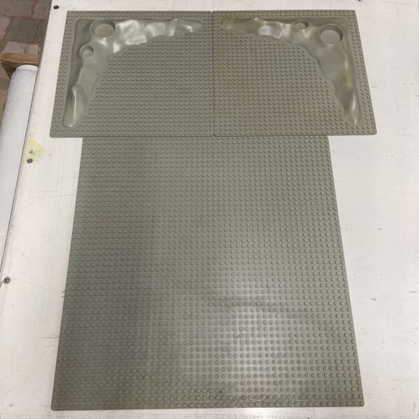 LEGO set Legoland Classic Space BASEPLATE Cratere Lunare + 32 x 32 Old Gray