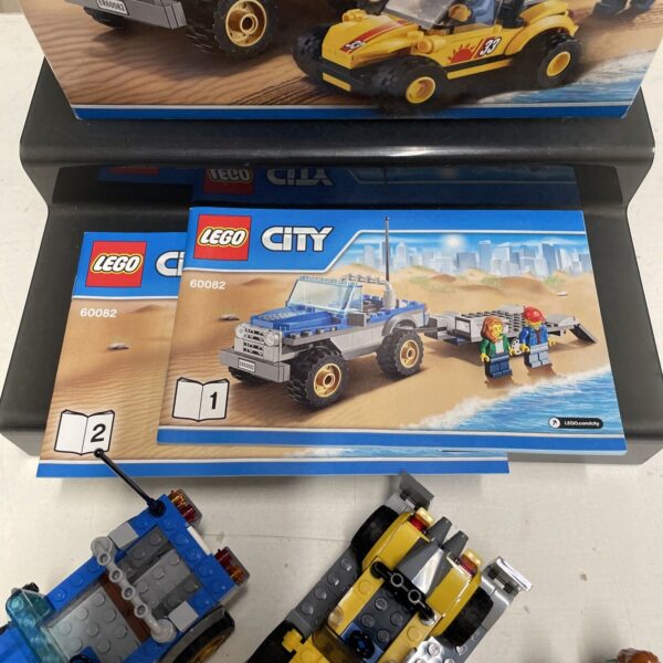 Lego CITY 60082 Town Citta' - Dune Buggy Trailer - Come NUOVO - immagine 6