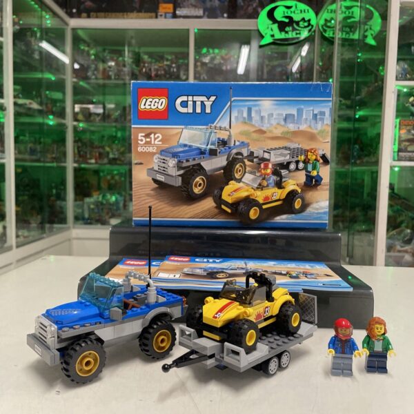 Lego CITY 60082 Town Citta' - Dune Buggy Trailer - Come NUOVO