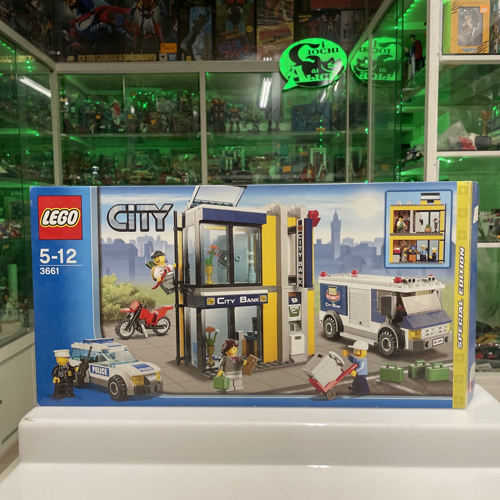 Lego City 3661 - Bank & Money Transfer  - completo