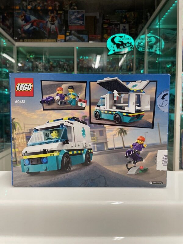 Lego City 60451  - Emergency Ambulance  - Nuovo 5+ - immagine 3