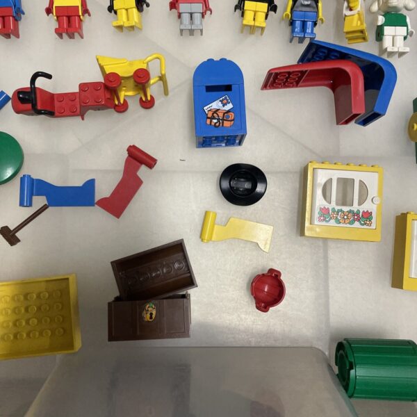 Lego Lotto Vintage Anni 80 tutto ORIGINALE kg 0,3 FABULAND Personaggi Pezzi Spec - immagine 6