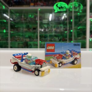 Lego System City Town 6646 Screaming Patriot - completo 100% Vintage